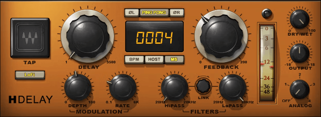 Waves H-Delay Hybrid Delay - PluginFox