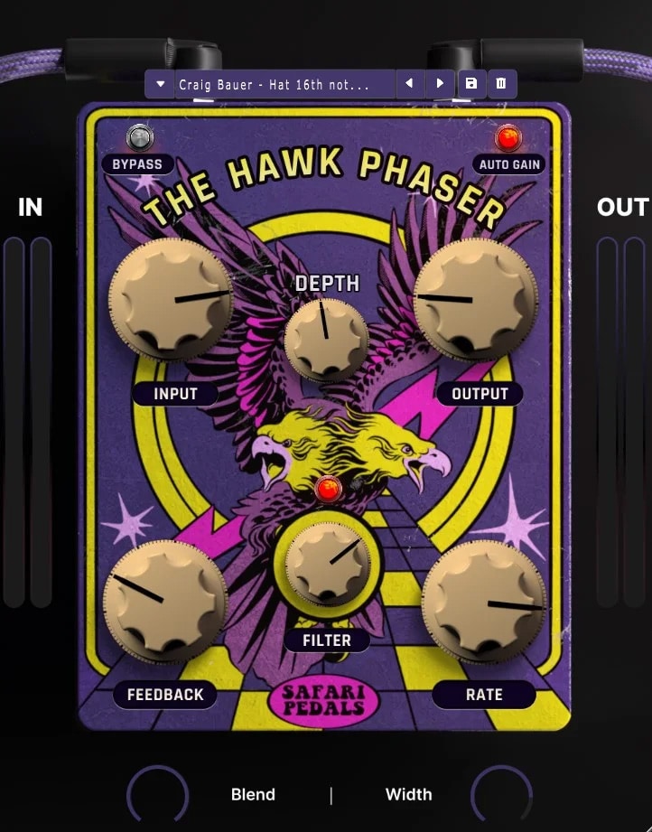 Safari Pedals Hawk Phaser