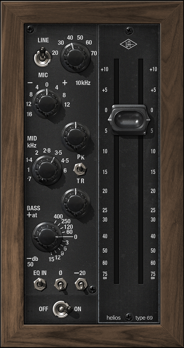 Universal Audio Helios Type 69 Preamp and EQ Collection - PluginFox