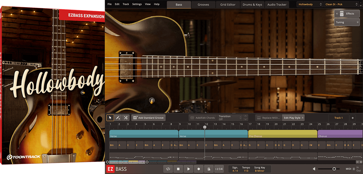 Toontrack EBX: Hollowbody