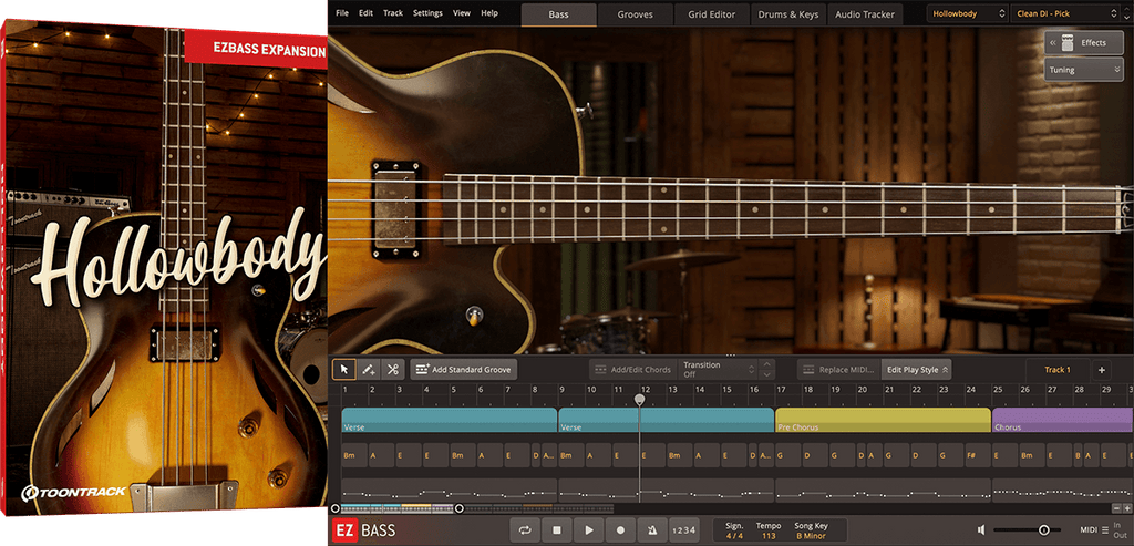 Toontrack EBX: Hollowbody - PluginFox
