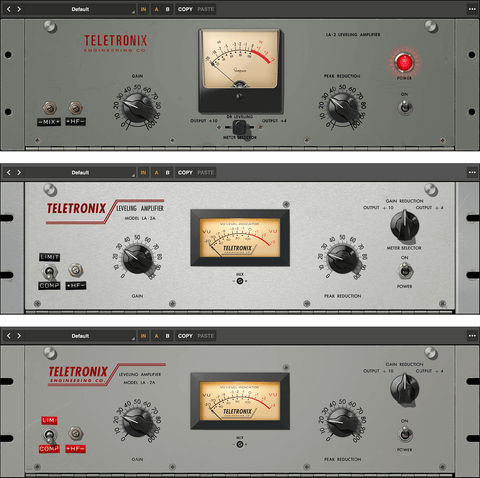 Universal Audio Teletronix LA-2A Leveler Collection - Upgrade from any UAD Plugin