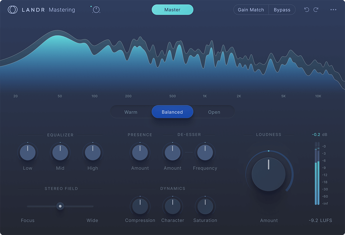 LANDR Mastering Plugin Pro