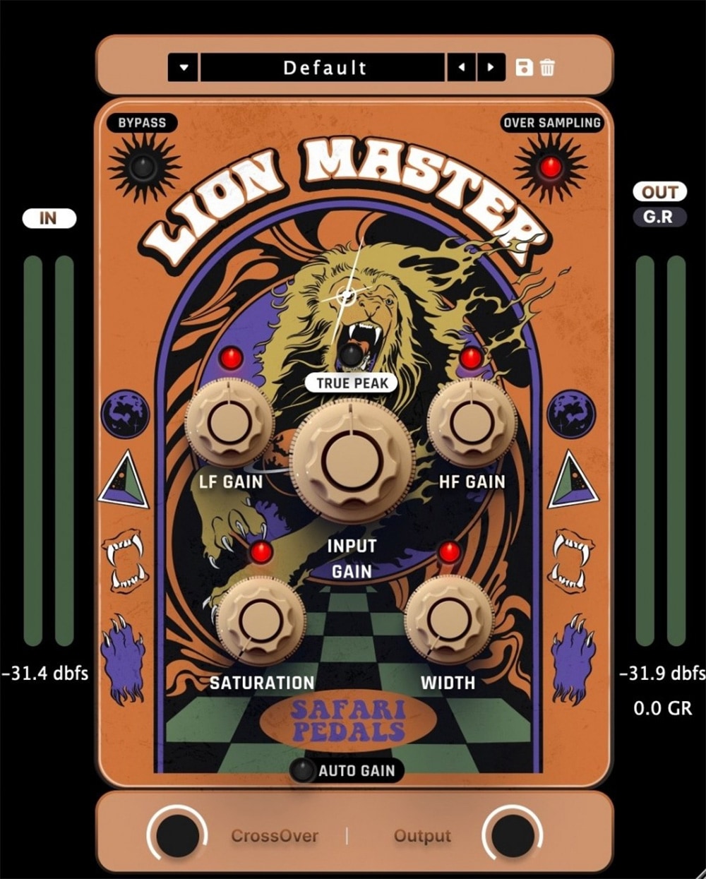 Safari Pedals Lion Master