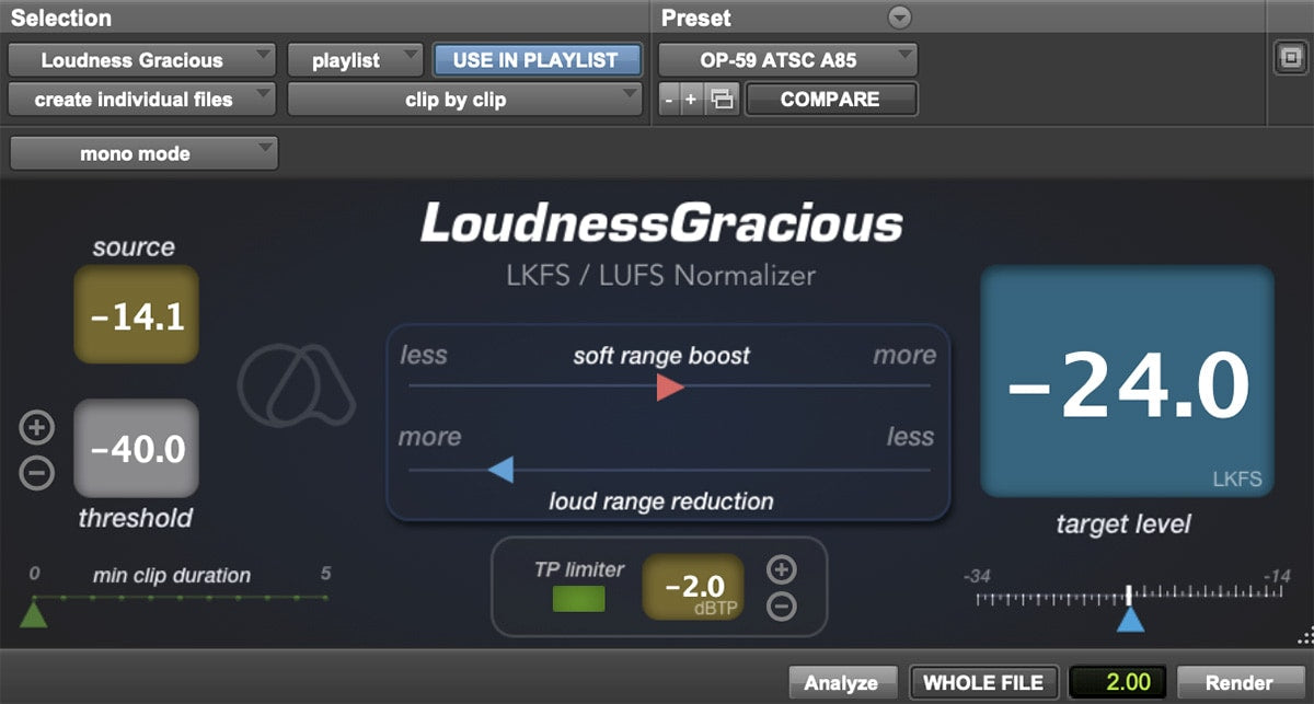 Normalizer Plugin Quiet Art LoudnessGracious • PluginFox
