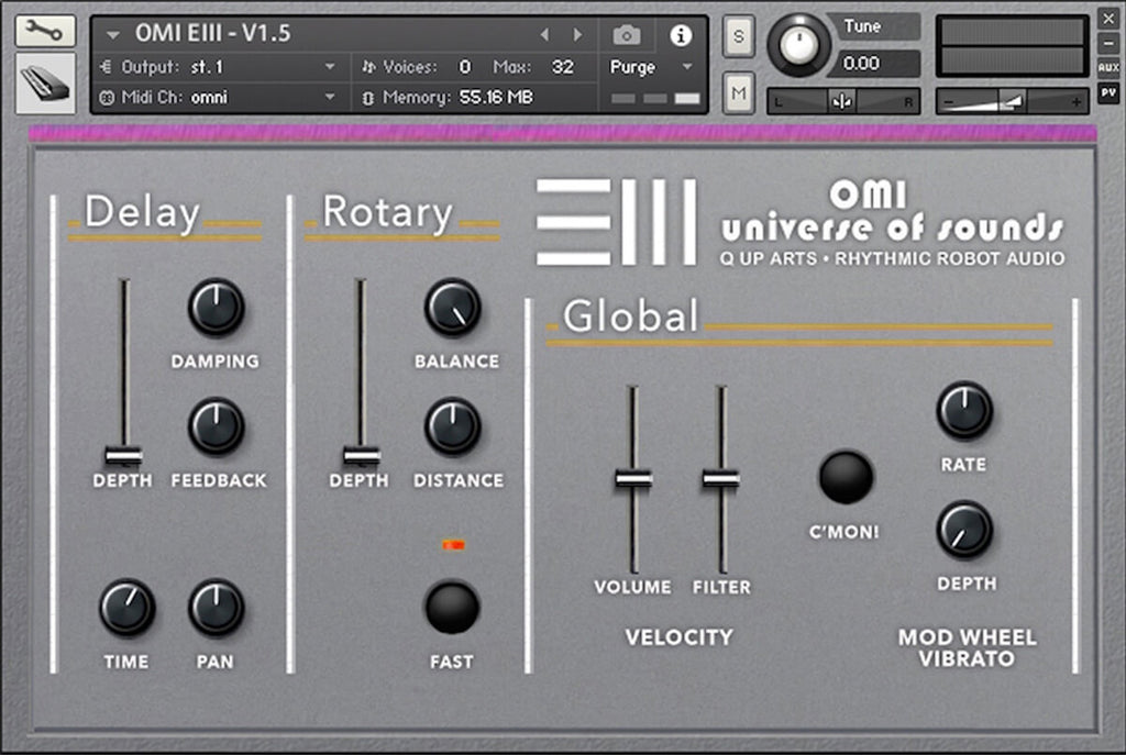 Q Up Arts OMI EIII Universe of Sounds Master Studio Collection V1 | PluginFox