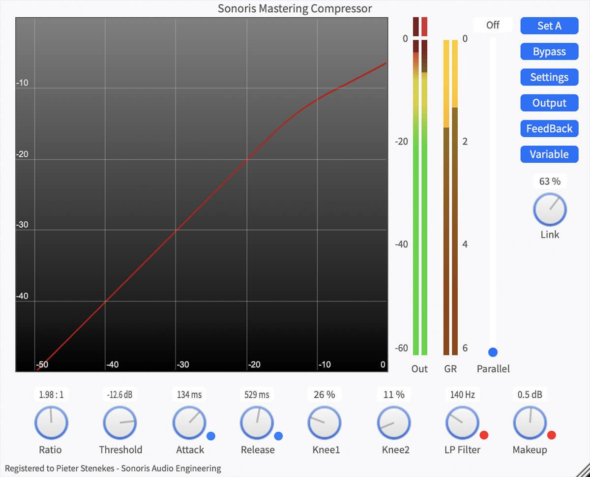 Sonoris Mastering Compressor