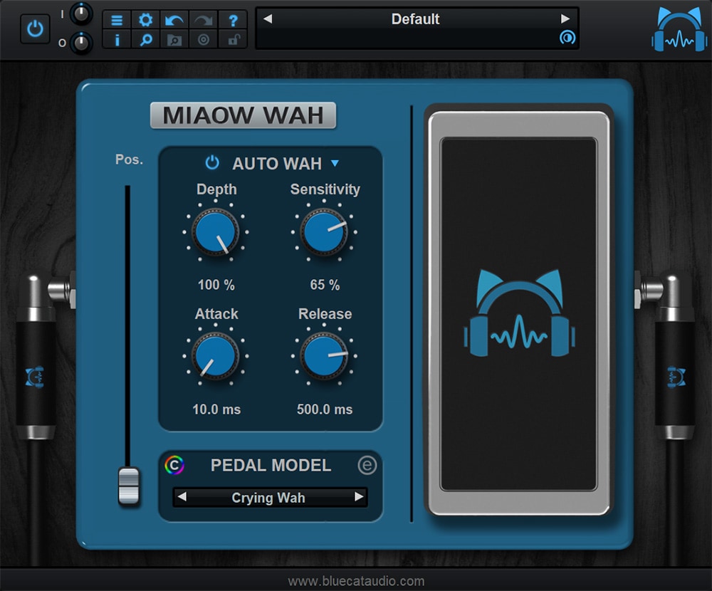 wah pedal plugin Blue Cat Audio Miaow Wah