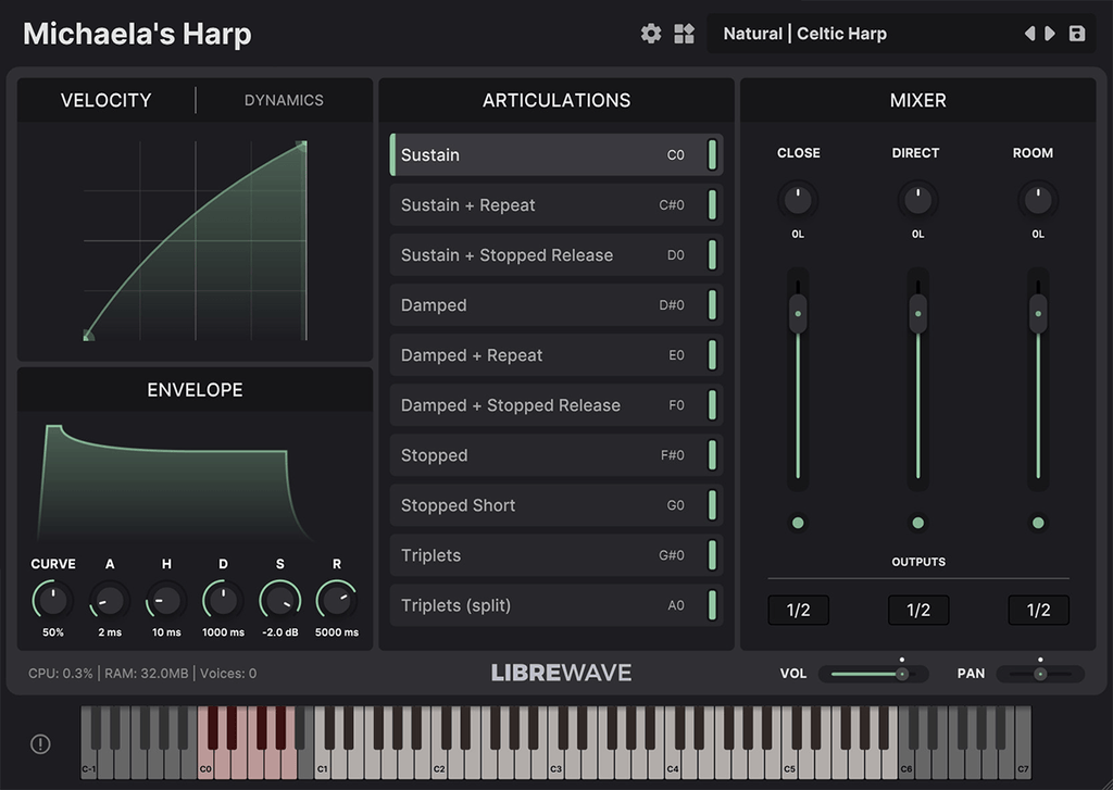 Libre Wave Michaela's Harp | PluginFox