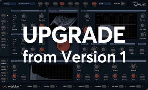 Waldorf Microwave 1 Version 2 - Upgrade from V1