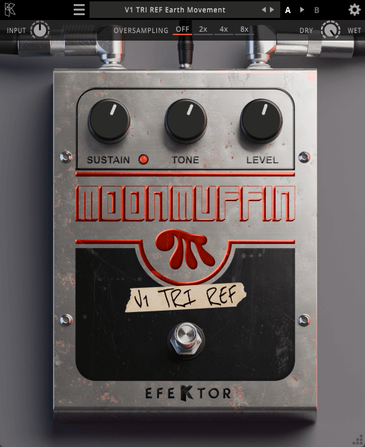 fuzz pedal plugin Kuassa Efektor Moon Muffin