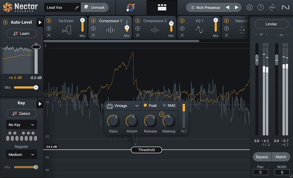 DTM・DAW iZotope NECTAR 4 ELEMENTS iZotope Nectar 4 Advanced • PluginFox