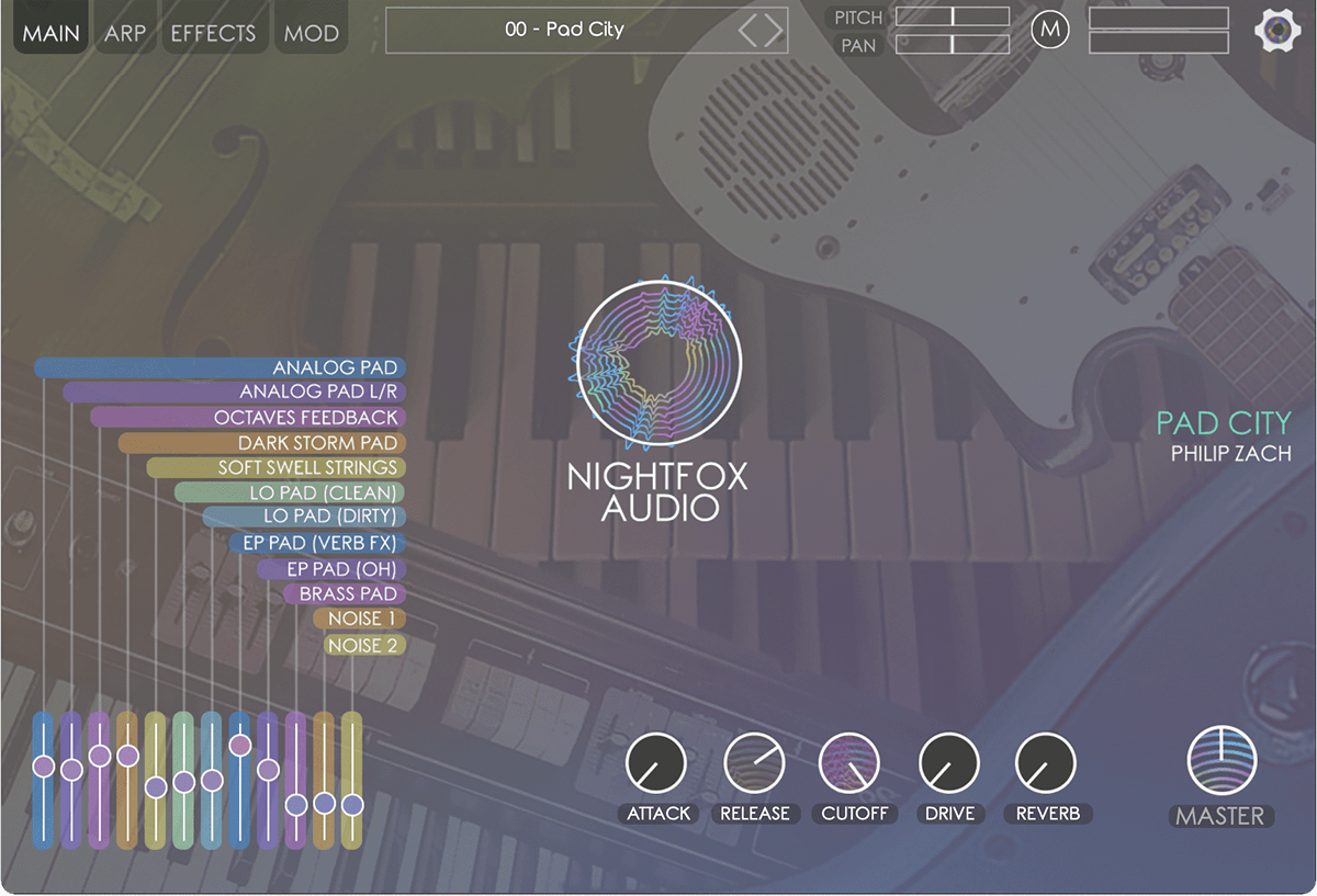 Nightfox Audio Pad City