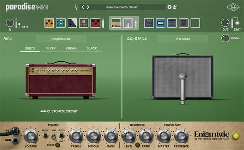 Universal Audio UAD Paradise Guitar Studio