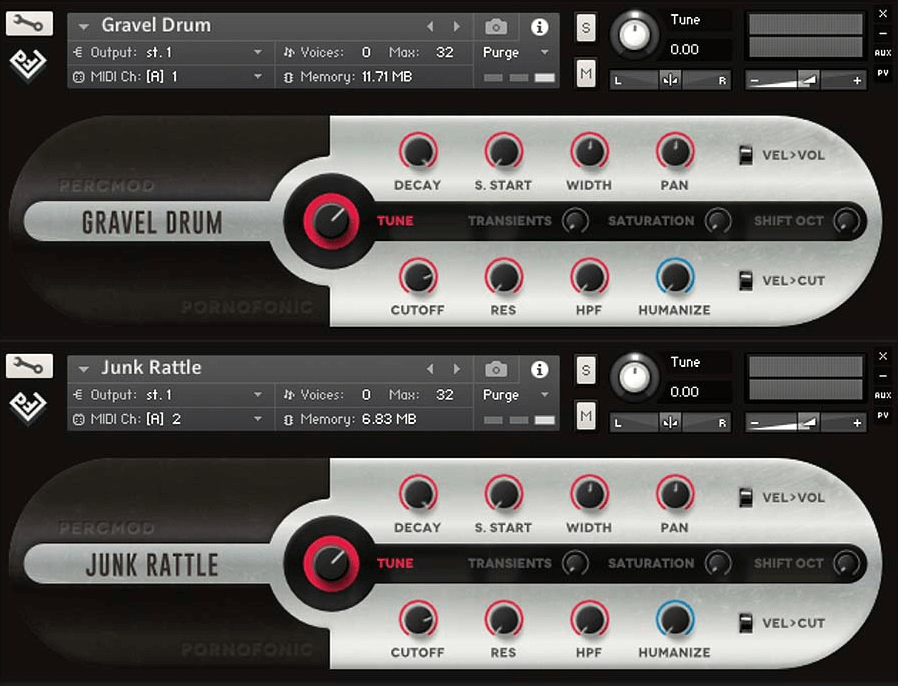 Pornofonic Instruments percMod | PluginFox