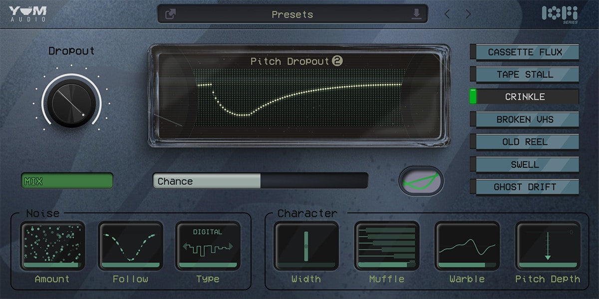 Yum Audio LoFi Pitch Dropout 2