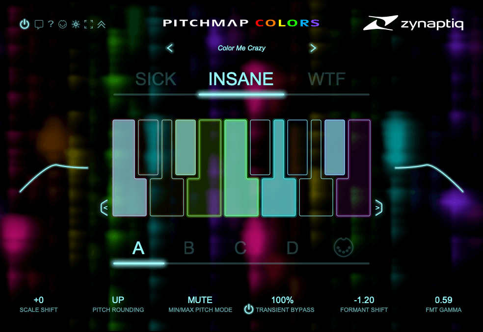 Zynaptiq Pitchmap Colors