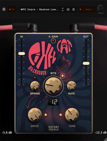 Safari Pedals Pixel Cat