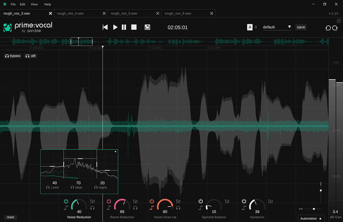 Sonible prime:vocal