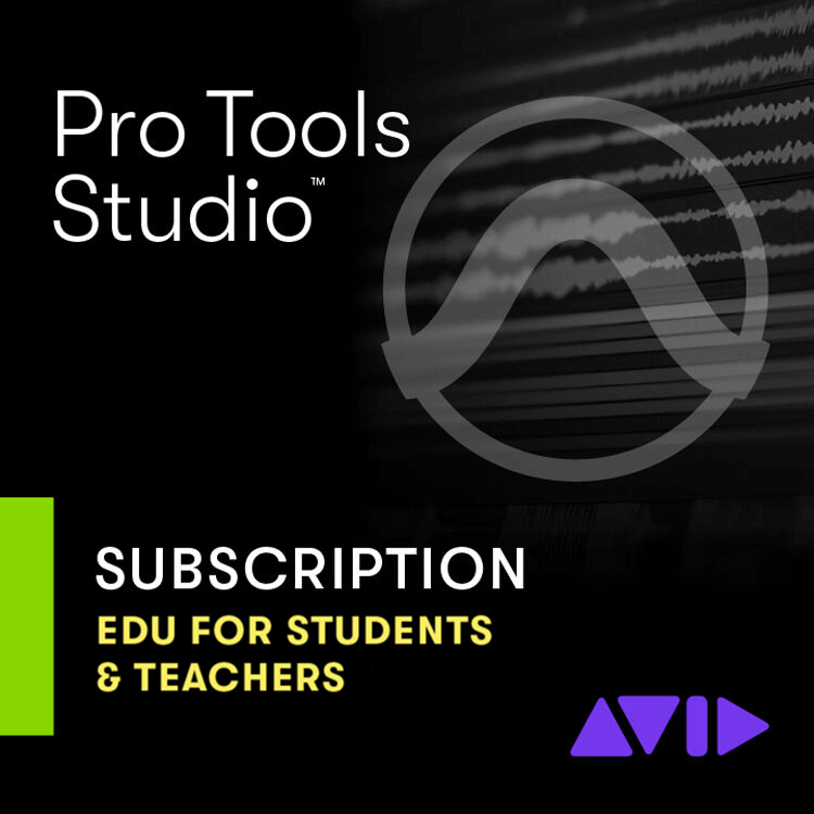 AVID Pro Tools Studio 1-Year Subscription [Education] - PluginFox