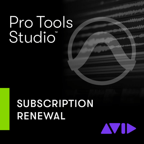 AVID Pro Tools Studio 1-Year Subscription Renewal