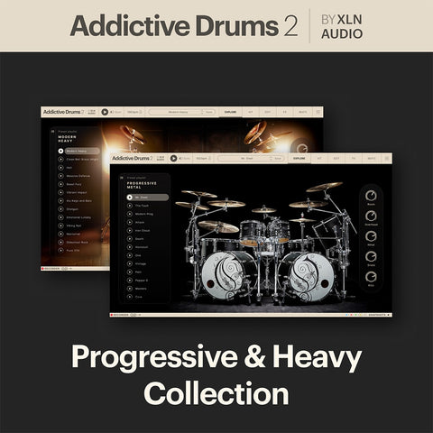 XLN Audio Addictive Drums 2 Progressive and Heavy Collection