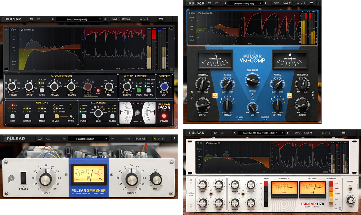 Pulsar Audio Vintage Compressors Bundle • PluginFox