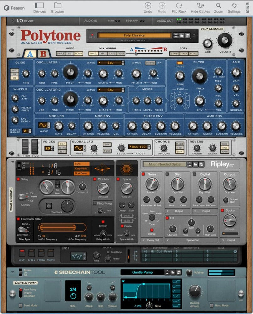 Propellerhead Reason Rack License • PluginFox