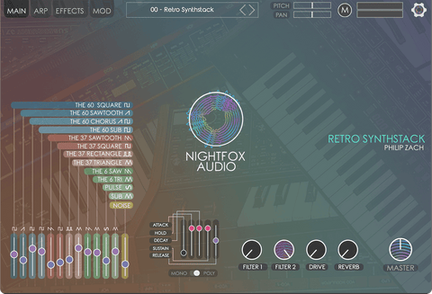 Nightfox Audio Retro Synthstack