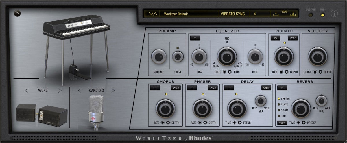 Rhodes Wurlitzer - PluginFox