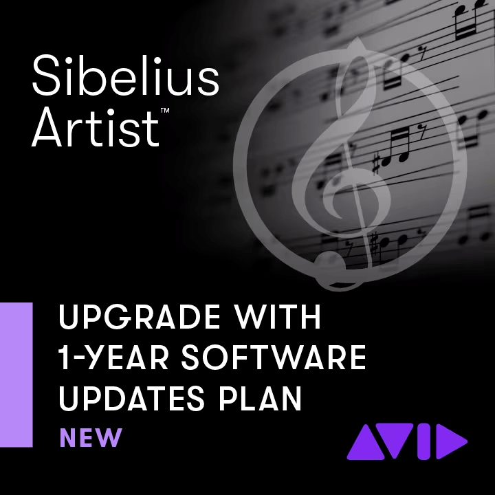 AVID Sibelius Artist 1-Year Update + Support Plan | PluginFox