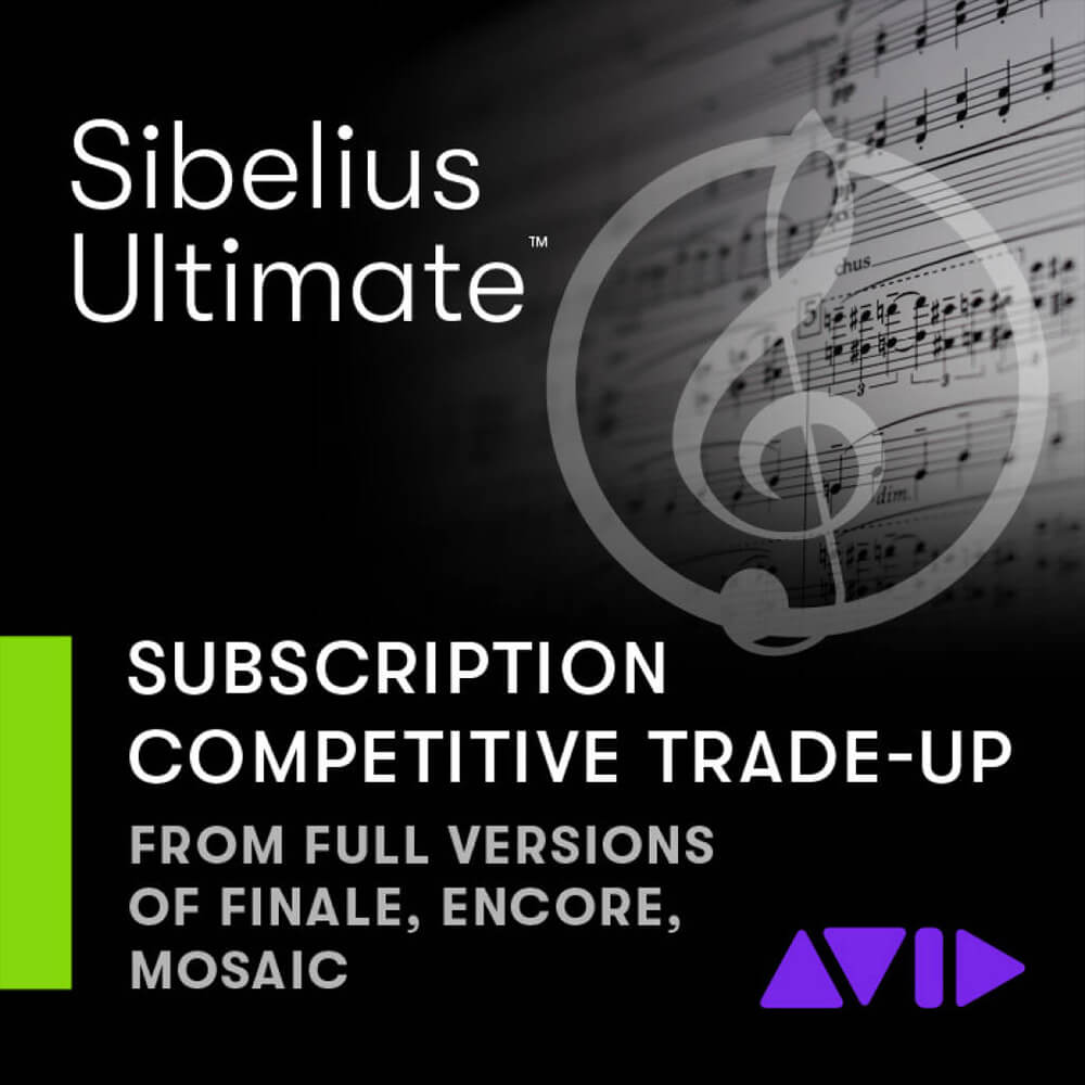 AVID Sibelius Ultimate 1-Year Subscription - TRADE-UP | PluginFox