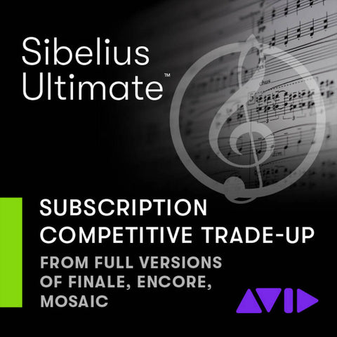 AVID Sibelius Ultimate 1-Year Subscription - TRADE-UP