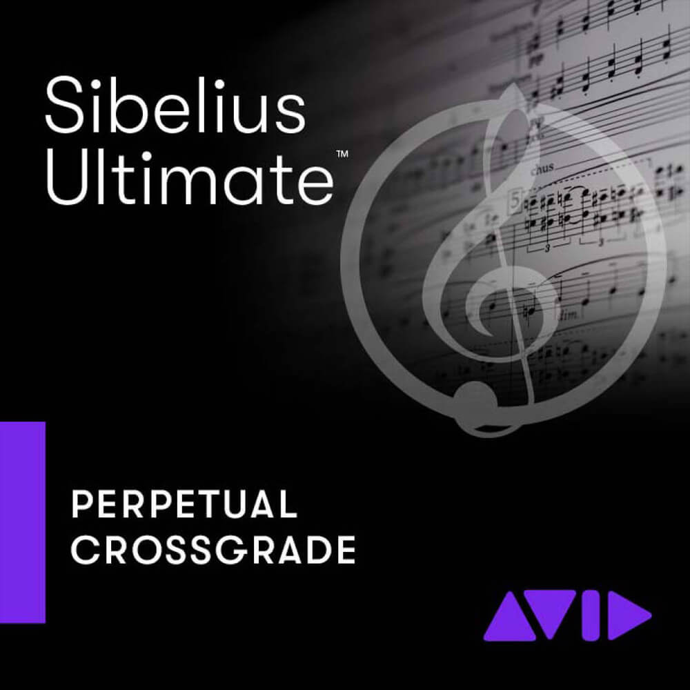 AVID Sibelius Ultimate Perpetual - Crossgrade from Finale or Notion