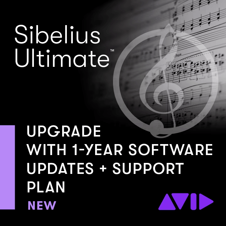 AVID Sibelius Ultimate 1-Year Update + Support Plan