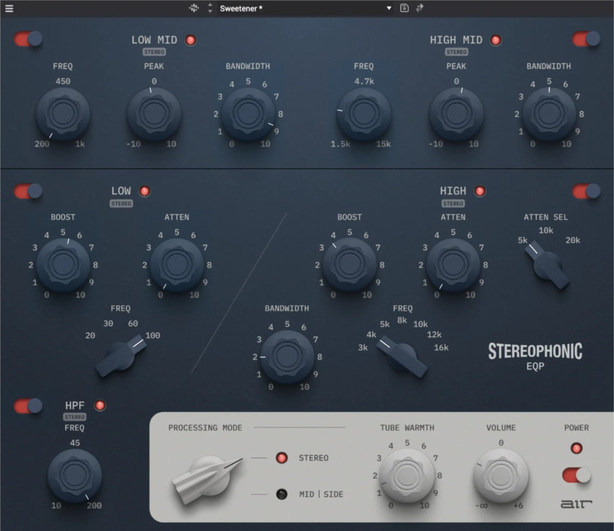 AIR Stereophonic EQP