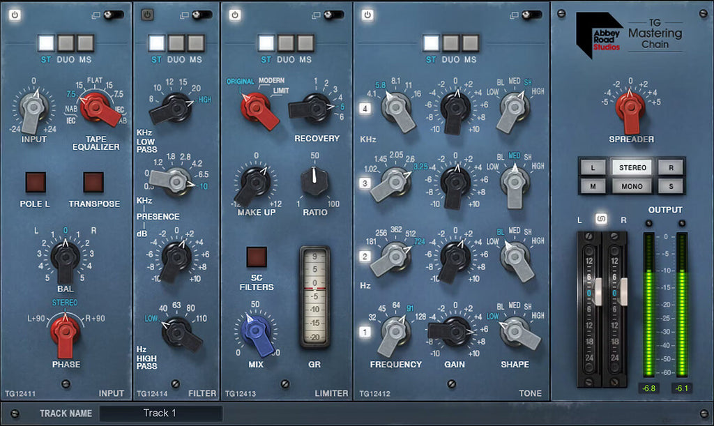 Waves Abbey Road TG Mastering Chain - PluginFox
