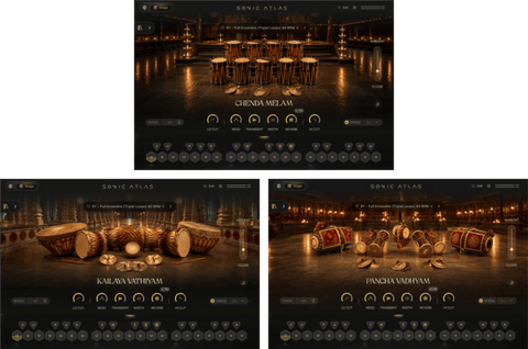 Pitch Innovations Sonic Atlas Temple Drums of India Bundle