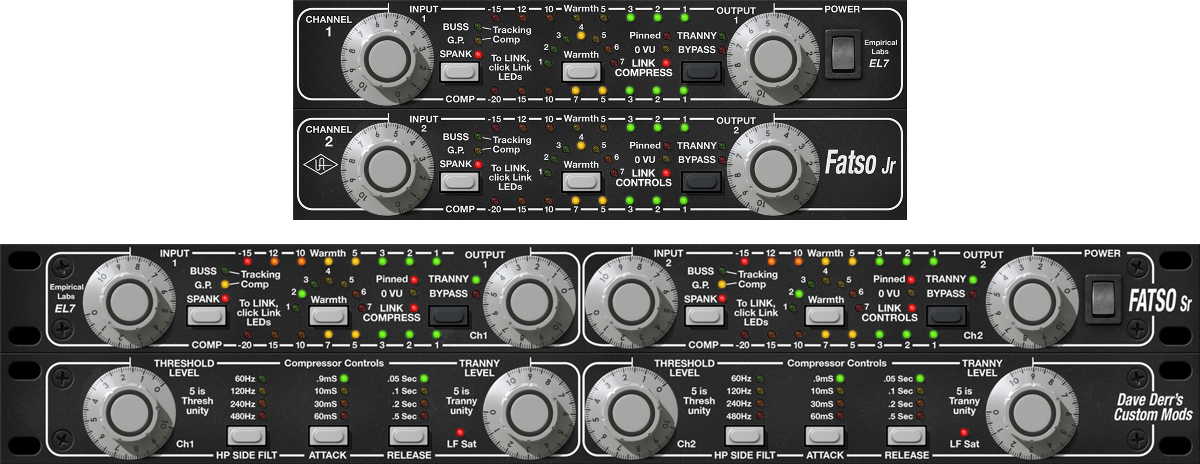 Universal Audio UAD Empirical Labs FATSO Tape Simulator