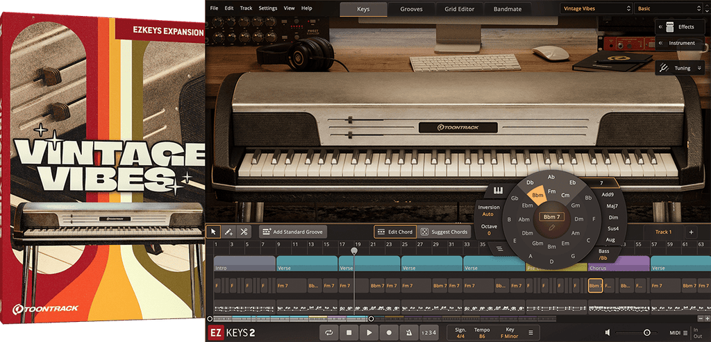 Toontrack EKX: Vintage Vibes - PluginFox