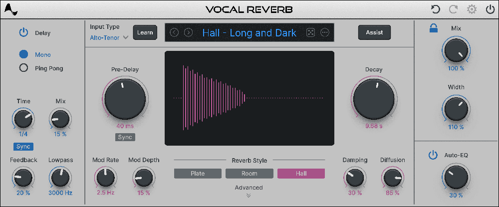 Antares Vocal Reverb • PluginFox