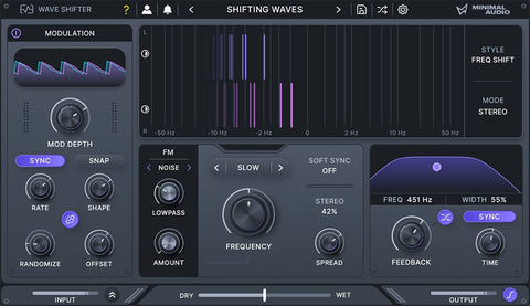 Minimal Audio Wave Shifter