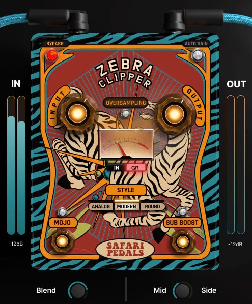 Safari Pedals Zebra Clipper