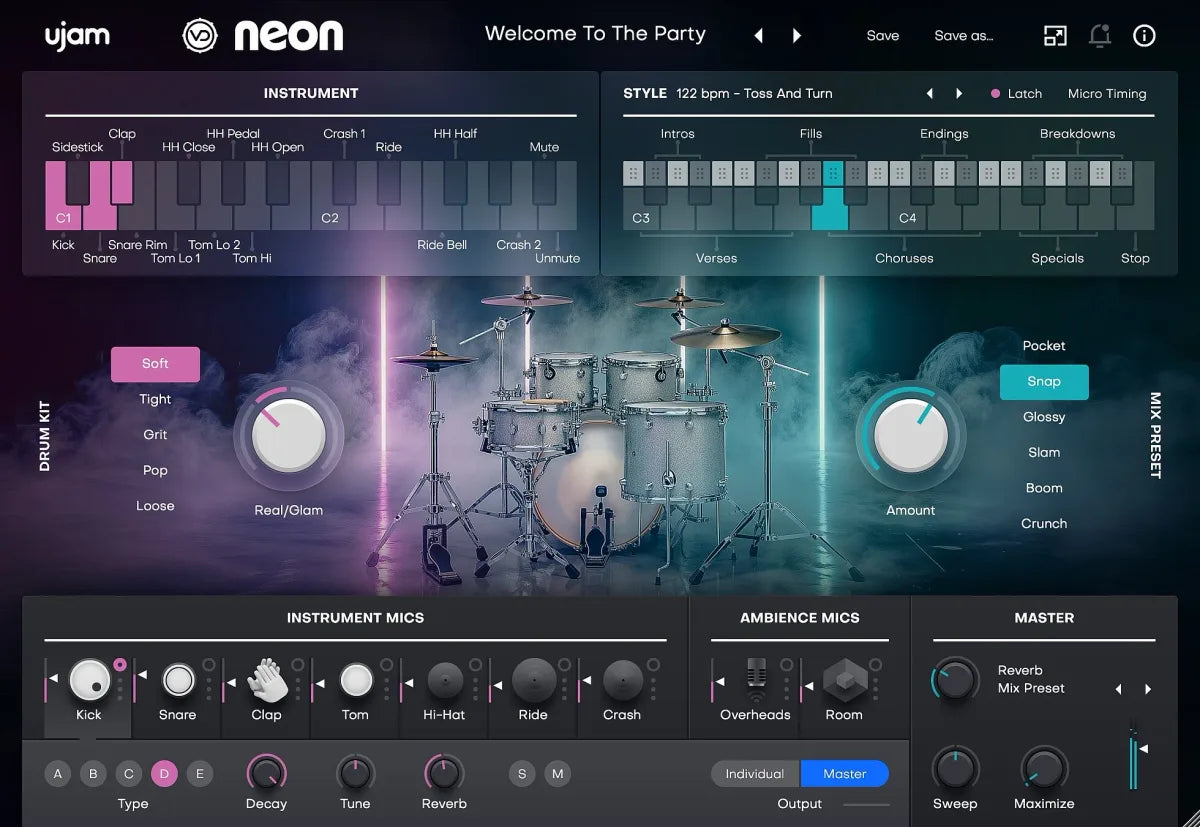 UJAM Virtual Drummer NEON