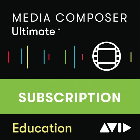AVID Media Composer Ultimate 1-Year Subscription [Education] | PluginFox