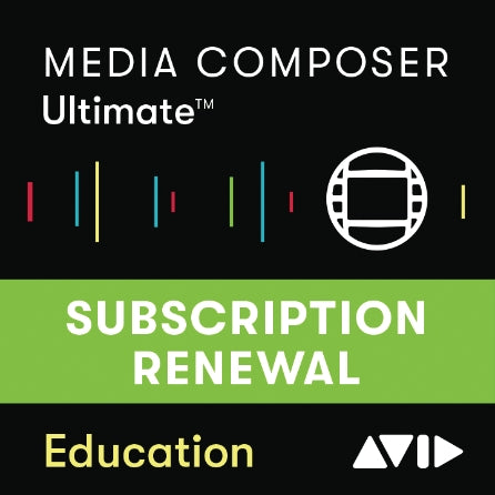 AVID Media Composer Ultimate 1-Year Subscription Renewal [Education]