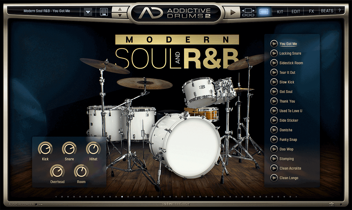 XLN Audio Addictive Drums 2 Soul and R B Collection PluginFox
