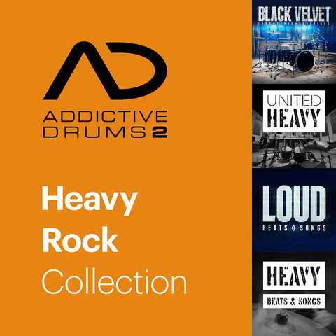 XLN Audio Addictive Drums 2 Heavy Rock Collection