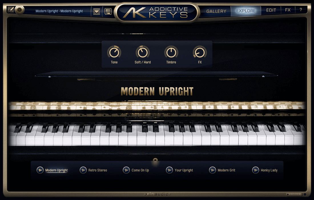 XLN Audio Addictive Keys Modern Upright PluginFox