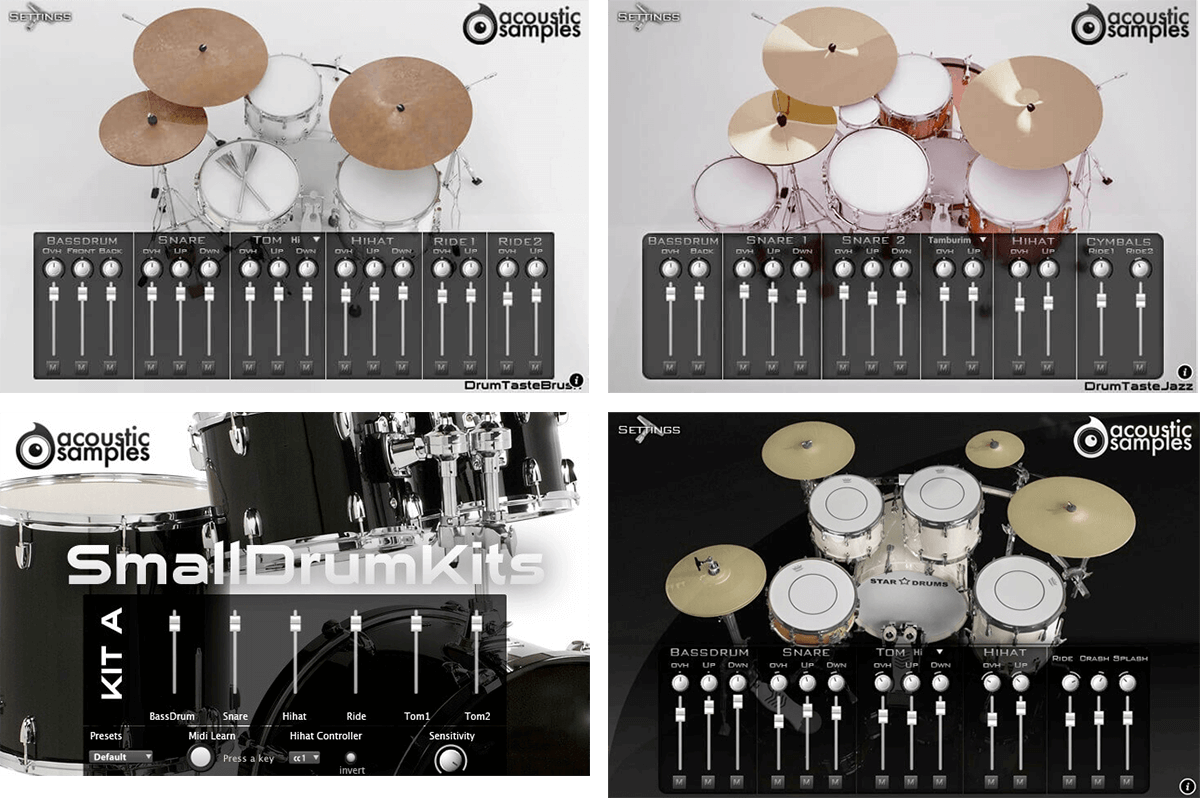 AcousticSamples AS Drums Collection • PluginFox